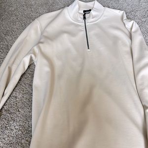 Eggshell color Hugo Boss quarter zip